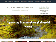 Tablet Screenshot of mayandsmithfuneraldirectors.com